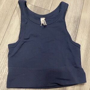 Nikibiki Navy Blue Crop Top